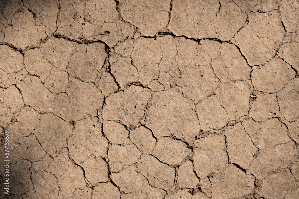 Wall texture soil dry crack pattern of drought lack of water of nature brown old broken background.