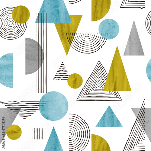 Seamless abstract trendy pa...