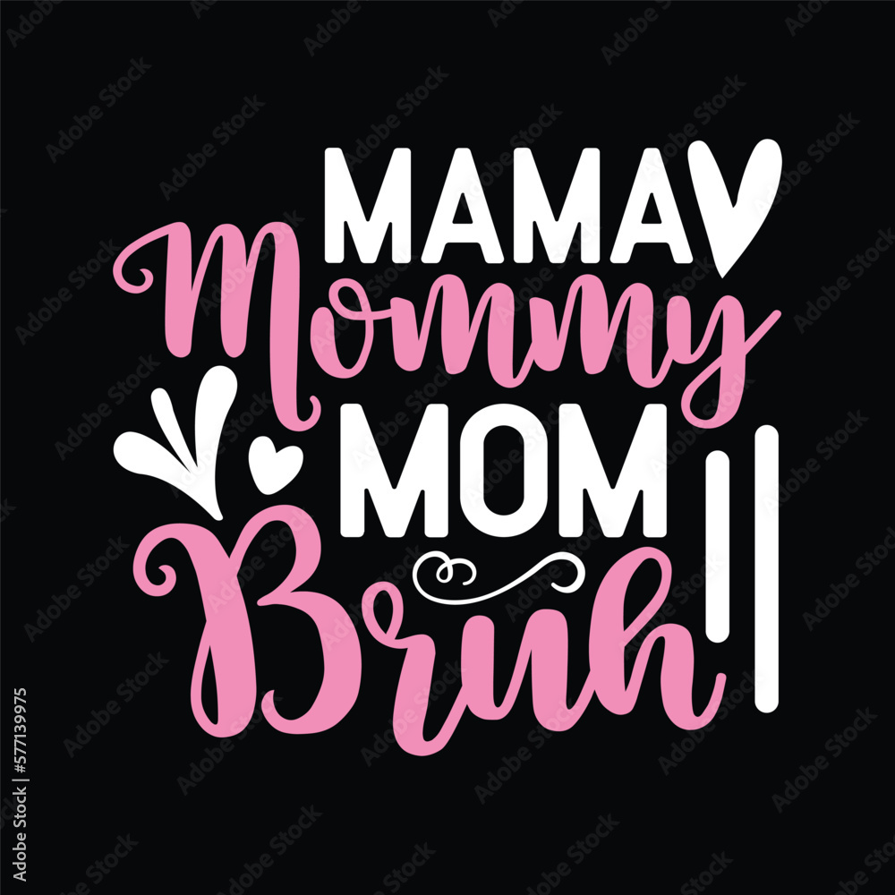  LUKYCILD Mama Mommy Mom Bruh Shirt Women Cute Graphic Short Sleeve