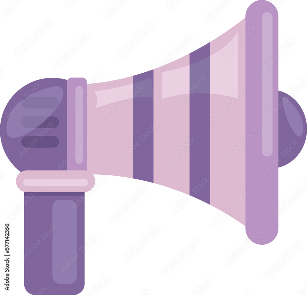 Megaphone icon. Flat illustration of megaphone icon for web design Megaphone icon. Flat illustration of megaphone icon for web design