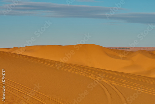 sand dunes in the desert