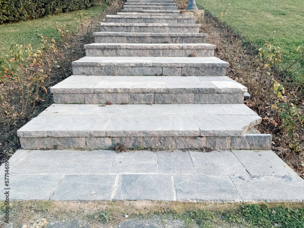 Landstairs in Nature, Natural Condition