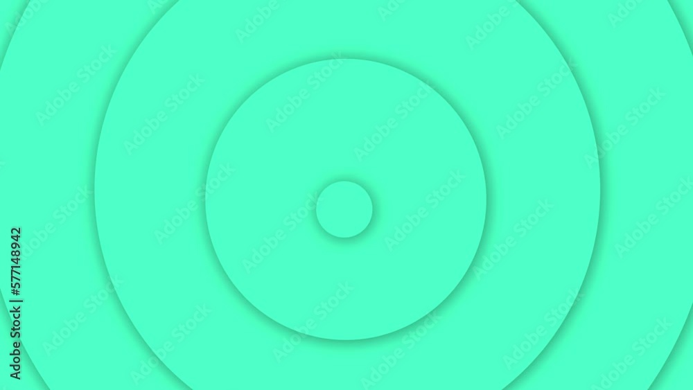 Circle spiral video minimal geometry motion graphics animation with blue, turquoise colour Circle spiral video minimal geometry motion graphics animation with blue, turquoise colour