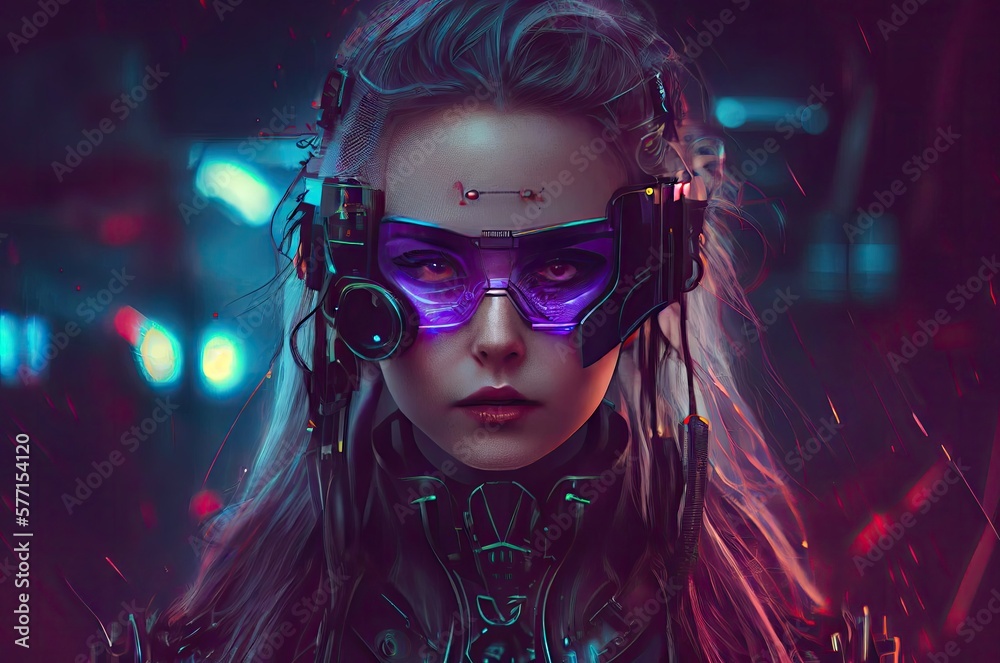 Female Cyber Hacker Generative AI Female Cyber Hacker Generative AI
