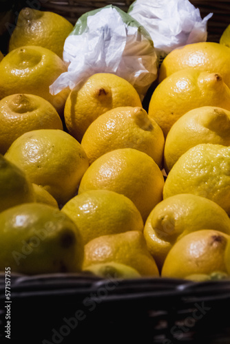 lemons in a market