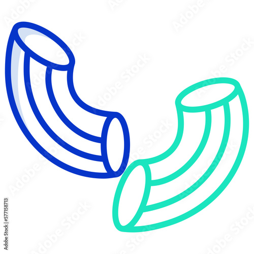 Penne pasta icon