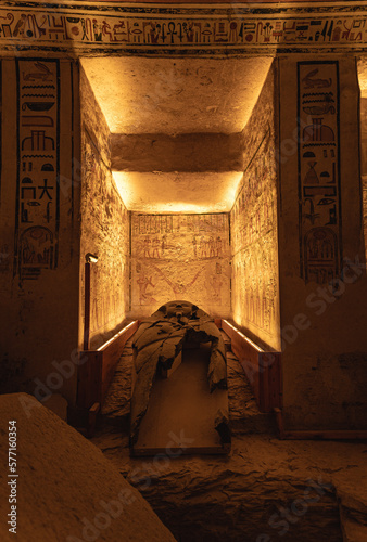 Tomb of Ramses IV in Valley of the Kings, Egypt photo