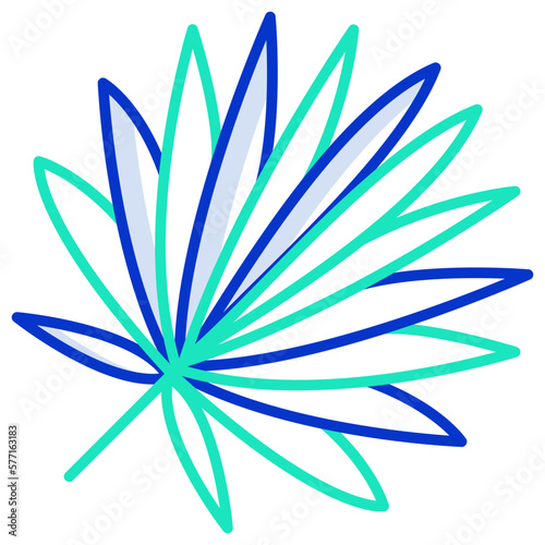 Cabbage palmetto Leaf icon
