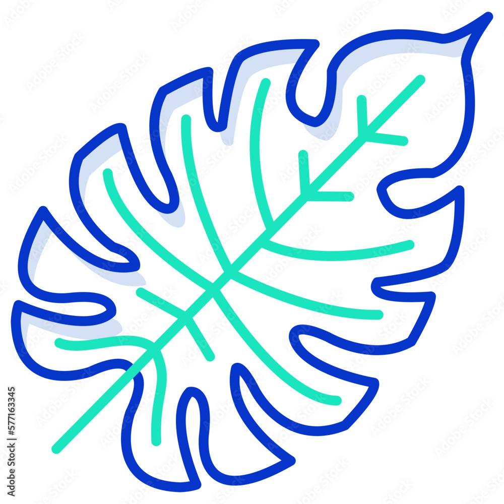 Obraz premium Leaf icon