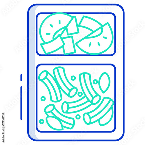 penne pasta icon
