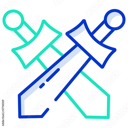 Broad Swords Crossed icon