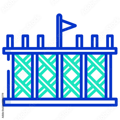Wood wall  icon