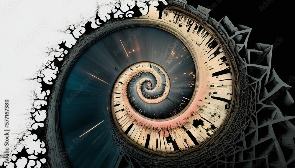 Time Vortex Spiral - Generative Ai Time Vortex Spiral - Generative Ai