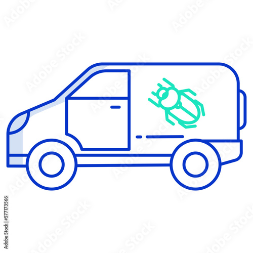 Pest vehicle icon