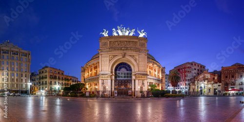 Palermo, Sicily, Italy at Teatro Politeama