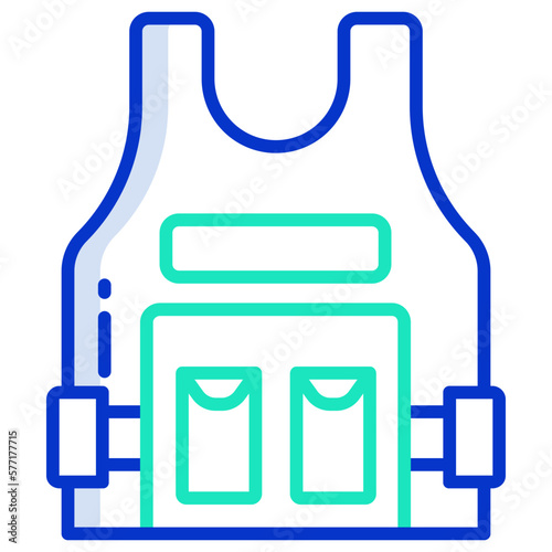 Police vest icon