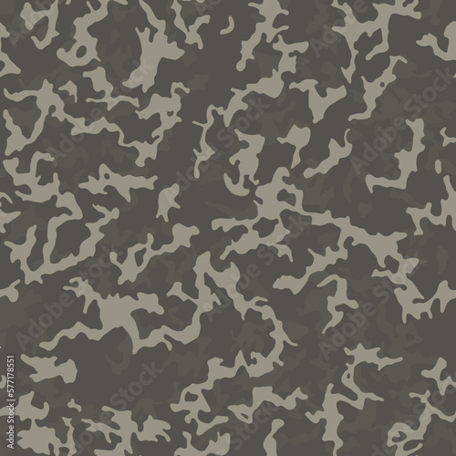 Camouflage seamless pattern. Abstract modern vector military backgound. Fabric textile print tamplate.