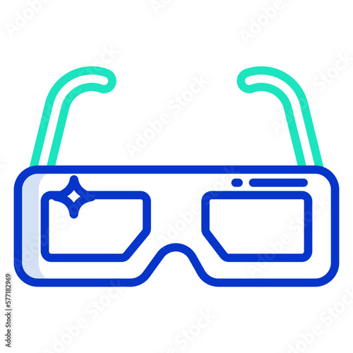 3d glasses icon