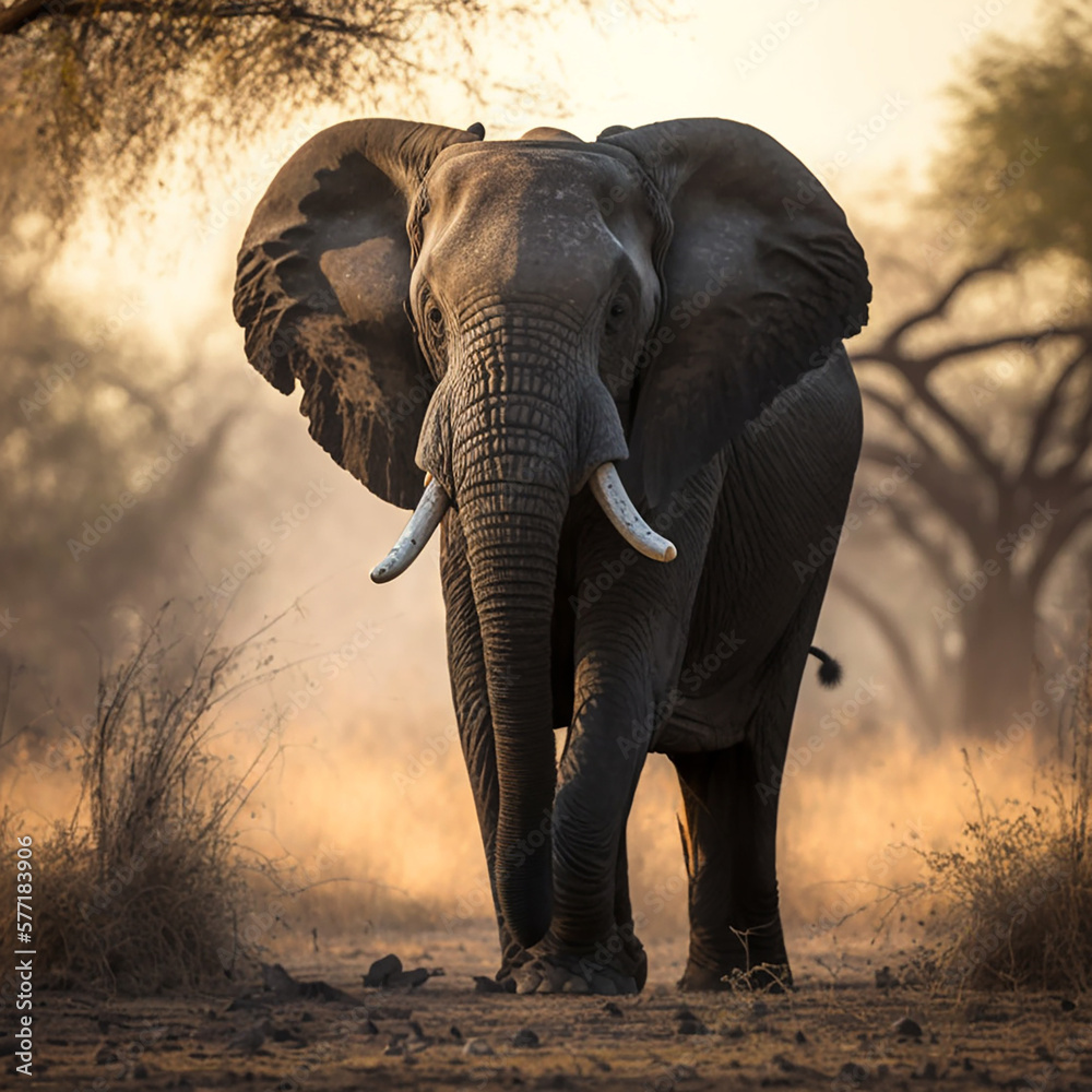 Obraz premium elephant in safari