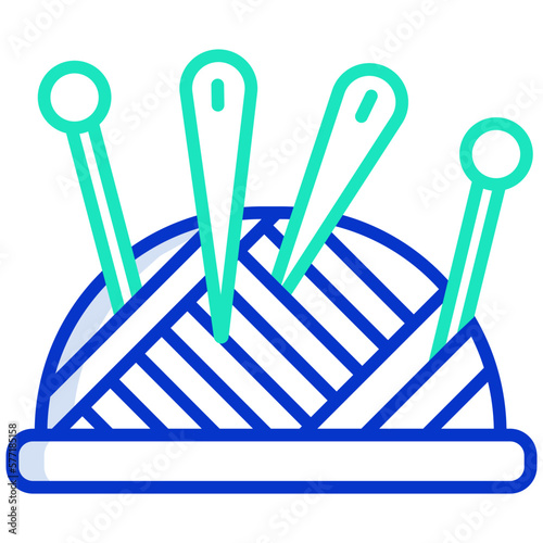 Needle quilting icon