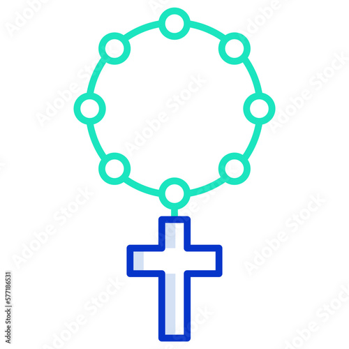 Satanic cross icon