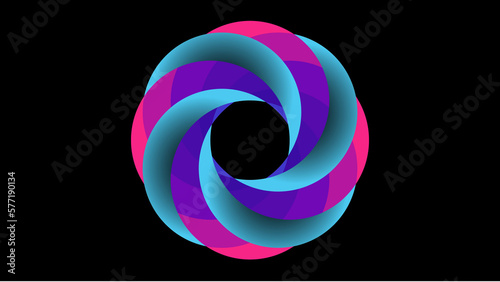 abstract flower geometric shape wallpaper 