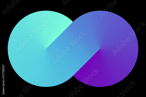 gradient shape geometric wallpaper liquid technology colors abstract