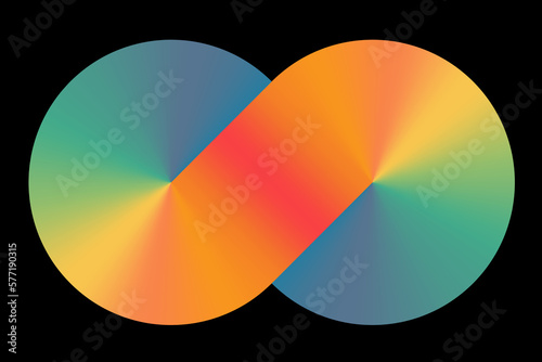 gradient shape geometric wallpaper liquid technology colors abstract