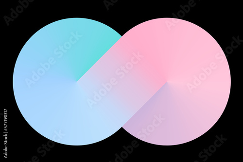 gradient shape geometric wallpaper liquid technology colors abstract