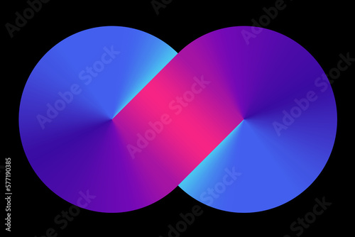 gradient shape geometric wallpaper liquid technology colors abstract