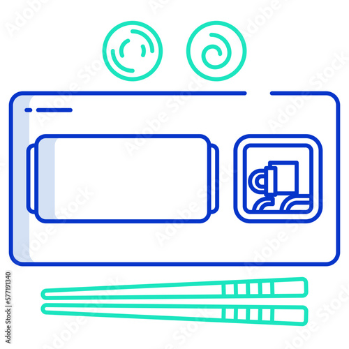 veg sushi icon