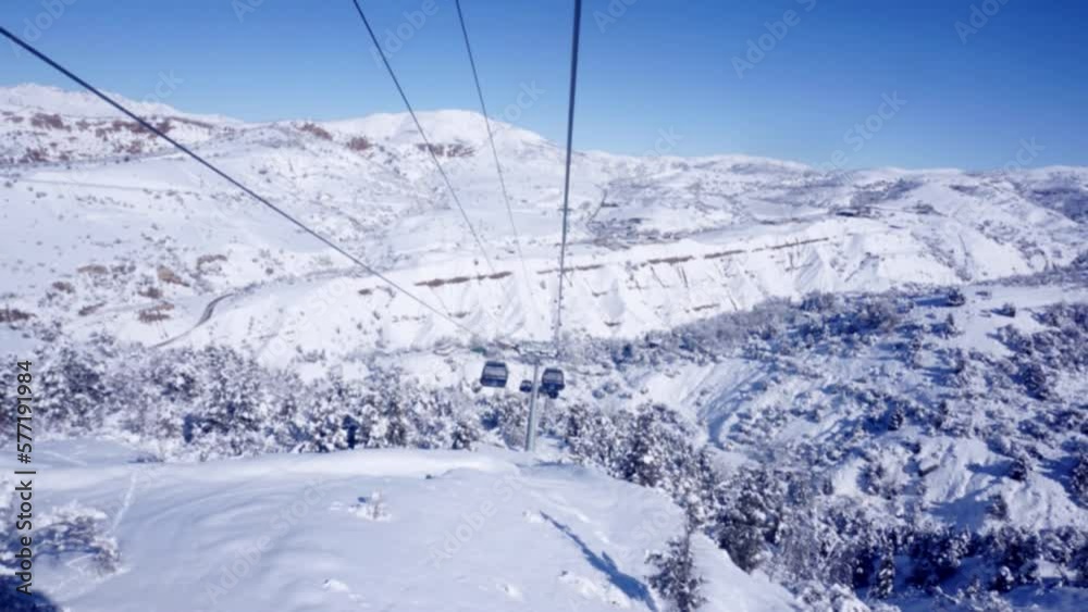 Mountain view from the gondola Mountain view from the gondola