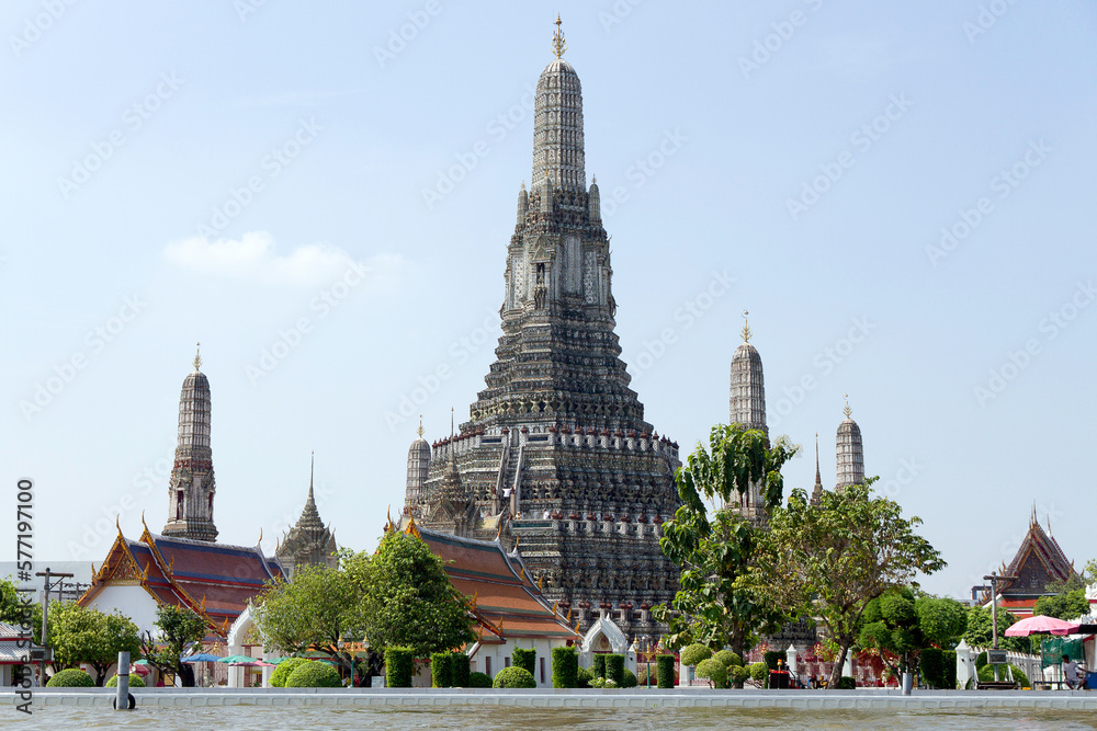 Temple complex Wat Arun in Bangkok, Thailand