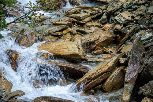 Wallpaper Mural Rocky water stream in the forest Torontodigital.ca