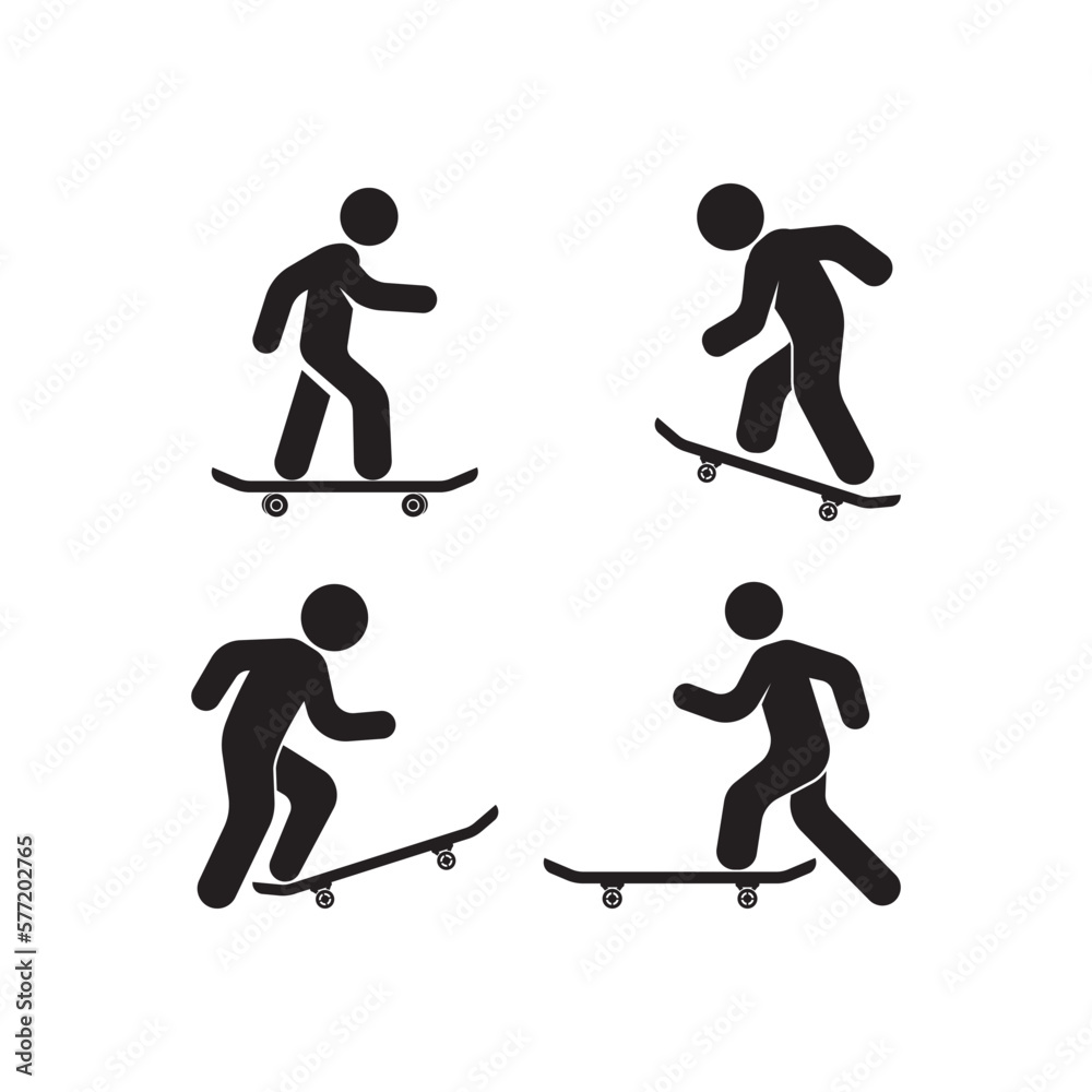 Skate board icon vector illustration design and background