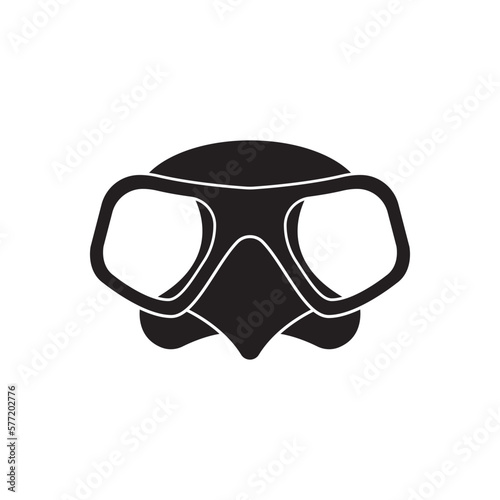 Diving goggles icon symbol,illustration design template.