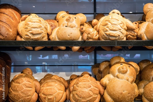Photography Dramatic image of sourdough bread made into animals on the wharf in San Francisco, California