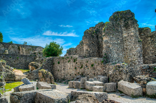 ruins of ancient fortress