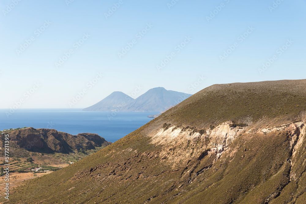 Seascapes of The Vulcano Island (Aeolian Islands) in Lipari, Messina Province, Sicily, Italy. Seascapes of The Vulcano Island (Aeolian Islands) in Lipari, Messina Province, Sicily, Italy.