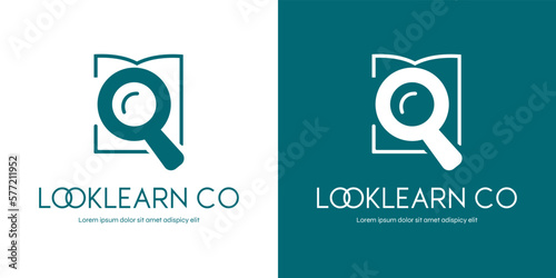 Education/ Learning Centre Simple Logo with book like special design