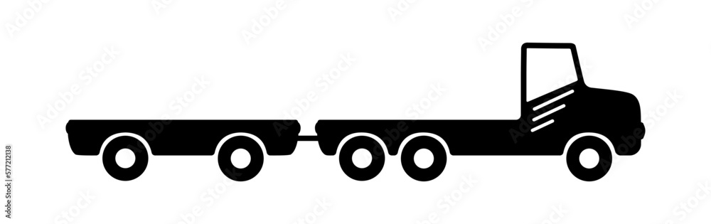 Truck vector illustration on white background. Transportation truck for use in logistics, automotive, construction truck design projects.
Truck vector illustration on white background. Transportation truck for use in logistics, automotive, construction truck design projects.