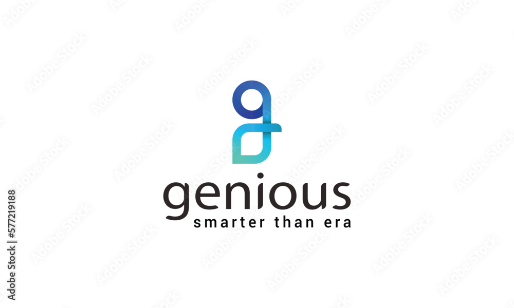 Letter g modern gradient colour technological logo Letter g modern gradient colour technological logo