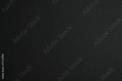 Black paper texture background. Black blank page 