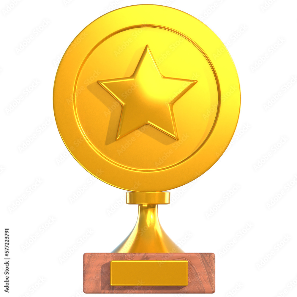 Golden champion cup isolated on transparant background. 3d illustration. Championship trophy. Sport award. Victory concept Golden champion cup isolated on transparant background. 3d illustration. Championship trophy. Sport award. Victory concept