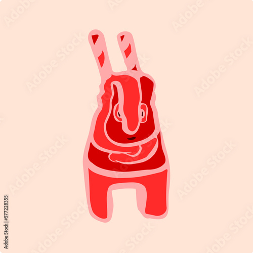 Cute and funny icon character