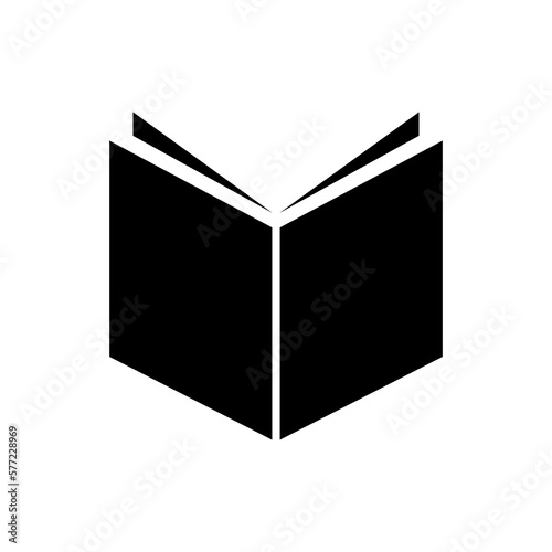 book icon library symbol design illustration on white background..eps