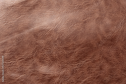 Surface of brown leather crease texture for background.