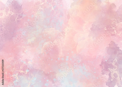 Pastel marble ink background. Modern art. Abstract splash ink painting