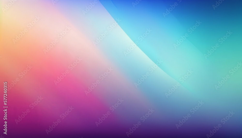 Fototapeta premium Pastel Gradient Wallpaper, Serene and Delicate Blend of Soft Colors. Generative ai