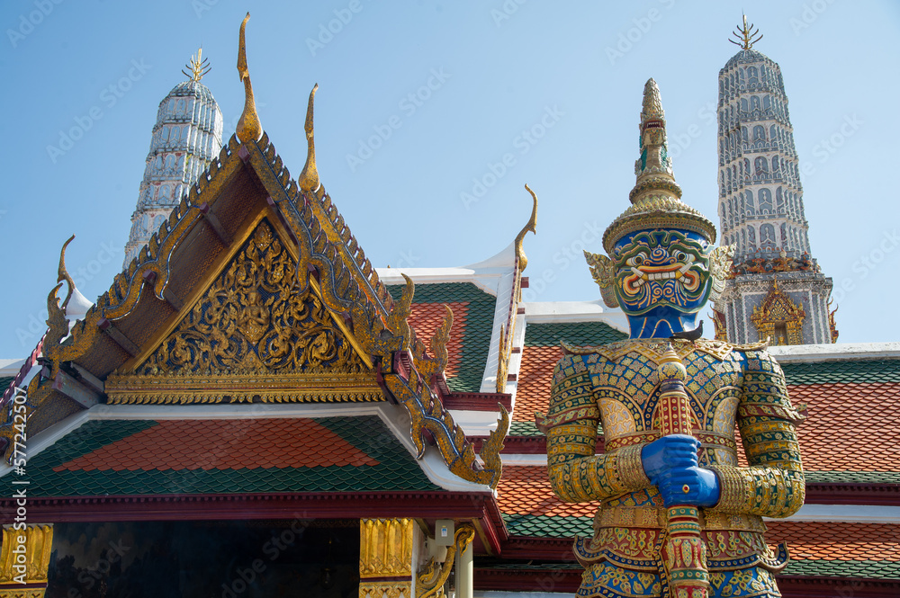 Demon Guardian Wat Phra Kaew Grand Palace Bangkok